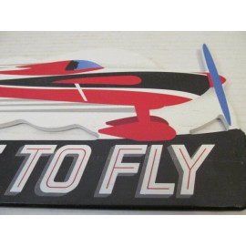 Open Road Brands Wooden Live To Fly Hanging Wall Sign
