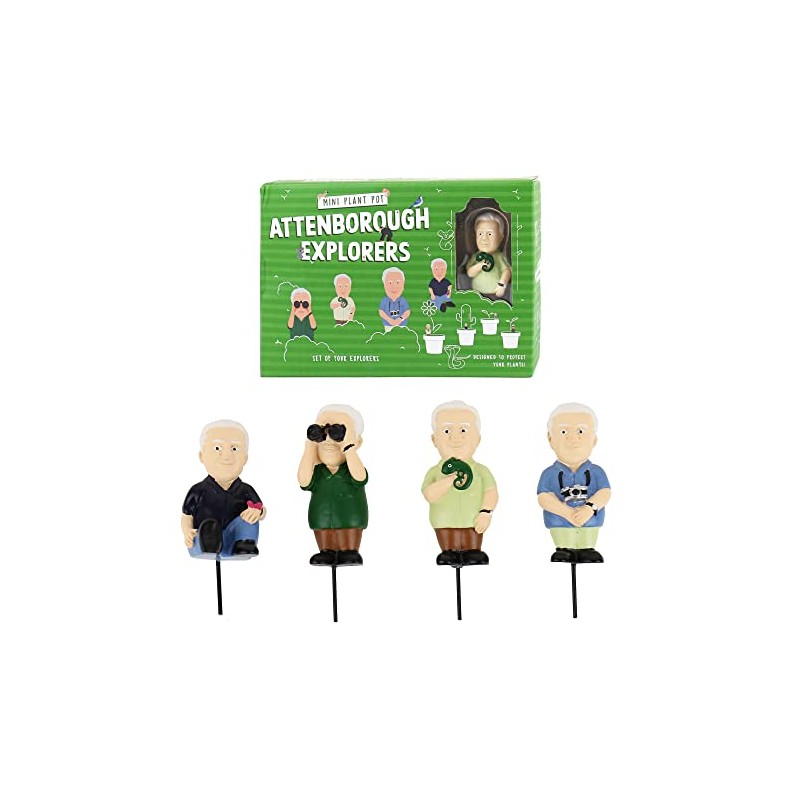 Gift Republic - Attenborough Explorers Plant Markers - These Attenborough