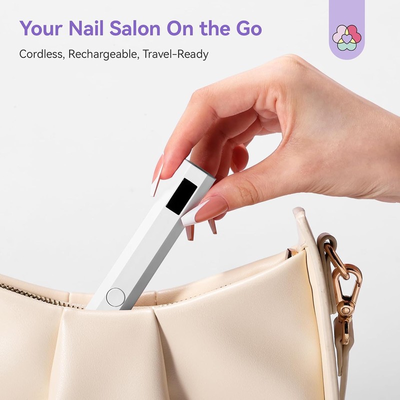 SAVILAND Essentials UV Nail Lamp: Handheld Fast Curing Mini Nail