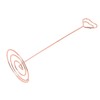 15PCS Table Number Holder 22cm Heart Shaped Iron Wire Picture