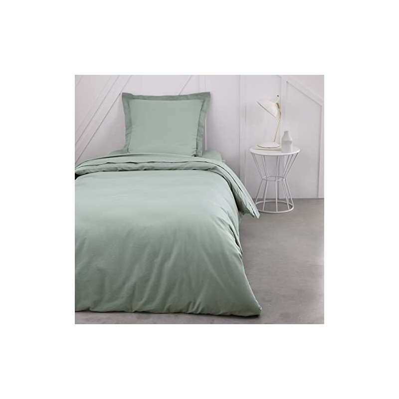 Essential Celadon Jersey Fitted Sheet 90 x 190 cm Single