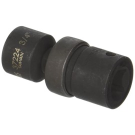 Williams 37224 1/2-Inch Drive Universal Impact Sockets, 6 Point, 3/4-Inch