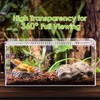 Apatal Reptile Terrarium Enclosure 8"x6"x4" Acrylic Tarantula Breeding Box Magnetic
