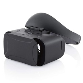 Elecom VRG-GVSB01BK VR Goggles, 40% Blue Light Reduction, Focus Adjustment, Eye Width Adjustment, Hard Band, Black