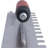 MARSHALLTOWN Standard Notched Trowel, Square Notch, 13x19x13 mm Notch Size,