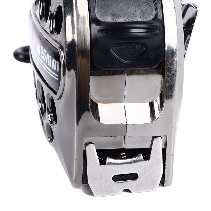 7.5M Nickel Plated Tape Measure Waterproof Rust Resistant Portable Hollow
