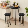 LYLNBYWK Bar Stool Covers Set of 2, Stool Covers Round