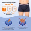 Mens Incontinence Boxer, Washable Incontinence Pants Leakproof Underwears Cotton Urine