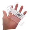 Mipcase Plastic Crack Gauge for Corners Corner Crack Monitoring Ruler