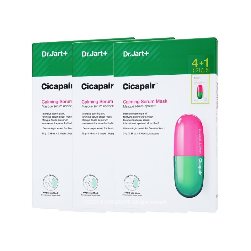 Dr. Jart+ Cicapair Calming Serum Mask Pack 3 Boxes /