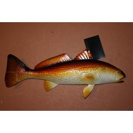 Tropical Coral Reef Sea Life Wall Hangings Redfish Trophy Mount, 11" to 12", Ultra-Realistic Redfish Replica for DIY Fish Trophy Mount, Set of 3