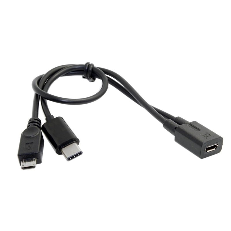 NFHK Micro USB Female to USB-C Type C USB 3.1