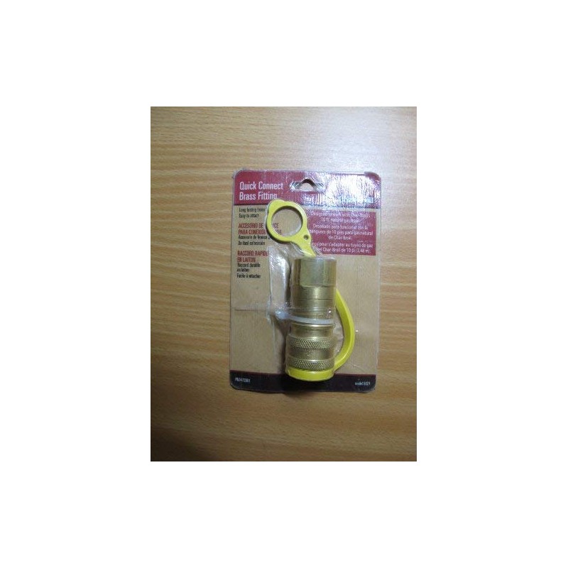 Char-Broil Universal Quick-Connect Coupler, brass