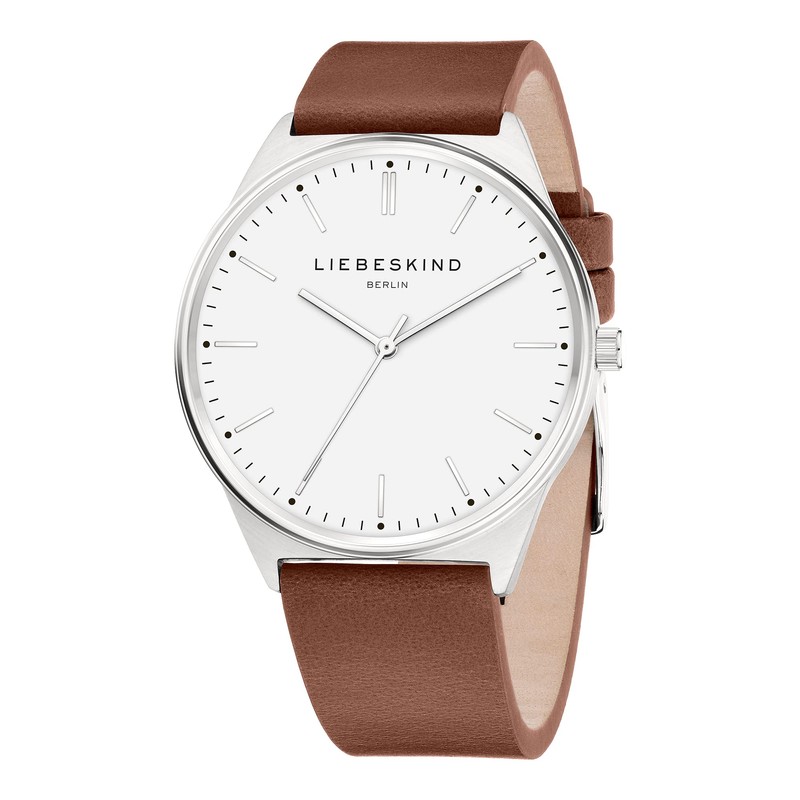 Liebeskind Time & Jewel Mixte Analogique Quartz, Silver brown, Modern