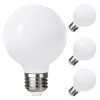 HORKEY Foco LED Moderna Bombilla Edison 4 Pza G25(g80) 5w