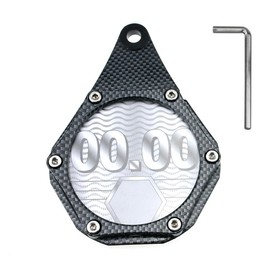Wqiansc Motorbike Tax Disc Holder Aluminum Alloy Tax Disc Tube Universal Motorcycle Tax Disc Permit Holder for Motor Bike Scooter Motorcycle
