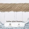 JELLYMONI 100% Washed Cotton Pillowcases, Standard, Button Closure