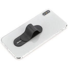 MOMOSTiCK - Das Original! Smartphone Fingerhalter - Handy Fingerhalterung Handy Halter Ständer Griff - Handy Halterung Handy Ring (Matt Serie - Schwarz)