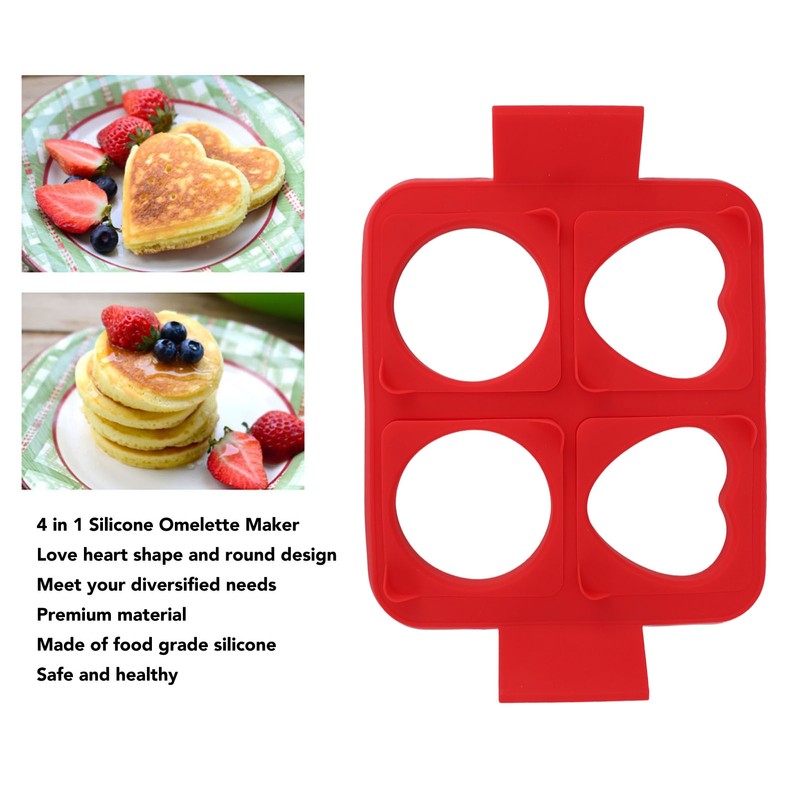 Silicone Omelette Mould Prevents Stick Removable High Temperature Resistance Safe
