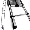 Telescopic Ladder 10.5FT Extendable Ladder, Folding Ladder Stepladder Non-Slip, Made