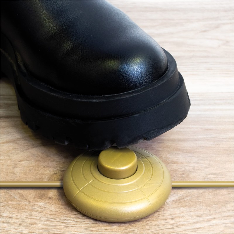Round Foot Switch - Lights can be switched off using