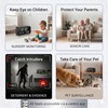 Clock Camera with 1080P HD Live, AI Human Motion Alerts,