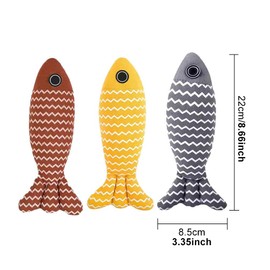 MVPACKEEY 3pcs Cat Toys Cats Catnip Toys Adult Cats Toys Indoor Catnip Toys Fish Cats Catnip Toys Cat Chew Toy Cat Nip Kicker Toy for Indoor Kitten Stress Release