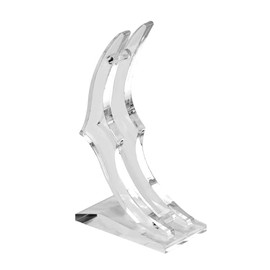 Cunyuer Gold Dipped Rose Display Stand, Single Rose Holder for 24k Gold Dipped Rose, Acrylic Clear Support Base for Single Long Stem Rose, for Room Decoration (Stand Only)