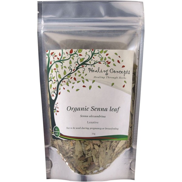 3 x 50g HEALING CONCEPTS TEAS Organic Senna Leaf ( 150g )