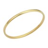 KoolJewelry 14k Yellow Gold Minimalist Knuckle Stacking Midi Wire Ring