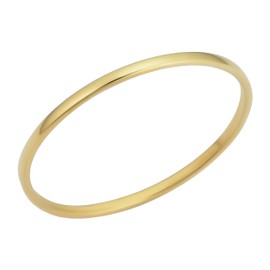 KoolJewelry 14k Yellow Gold Minimalist Knuckle Stacking Midi Wire Ring (size 6)