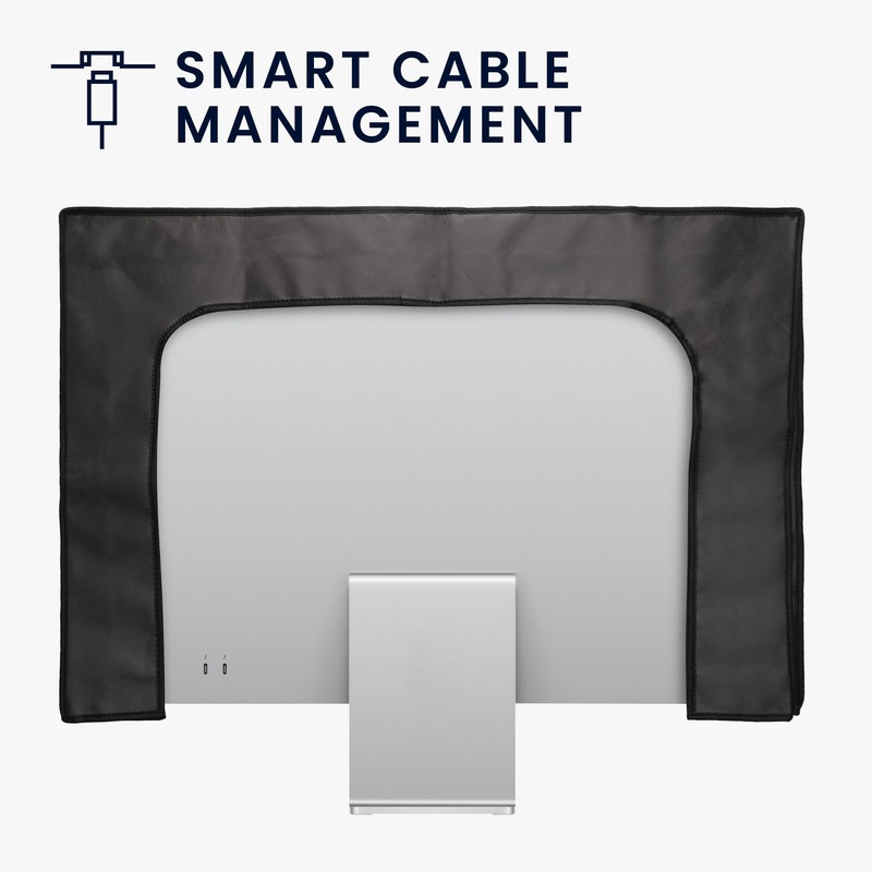 kwmobile Monitor Cover Compatible with 31-32" Monitor - Dust Cover