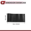 X AUTOHAUX Black Protective Car Wrap Film 0.33ft x 59.84inch