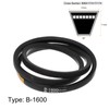 sourcing map 2 pieces B-1600 V-belt drive belt 1600 mm