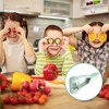LERANXIN Fruit Slicer Stainless Steel Grape Slicer with 4 Column