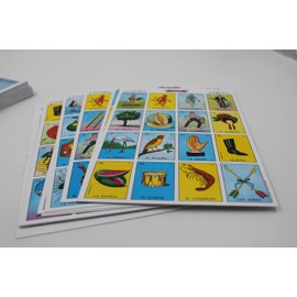 Loteria Authentic Mexican Game, Bingo Game with Colorful Illustrated Cards, Don Clemente Brand (10 Tablas (10 Boards))