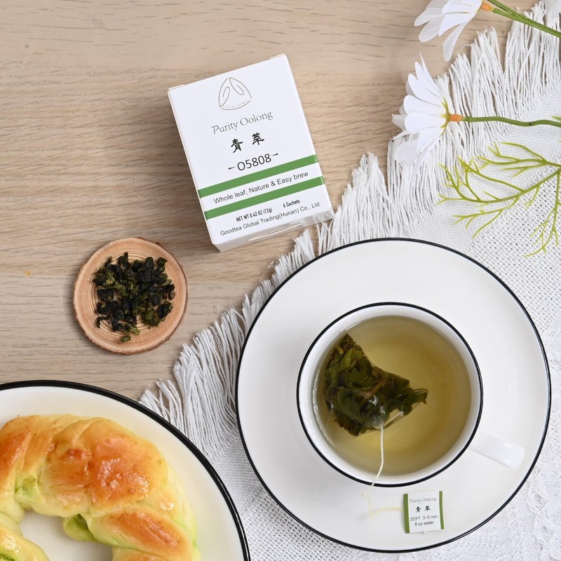 GTGLOTRA Oolong Tea Bags, 24 Whole Leaf Tea Bag, Alternative