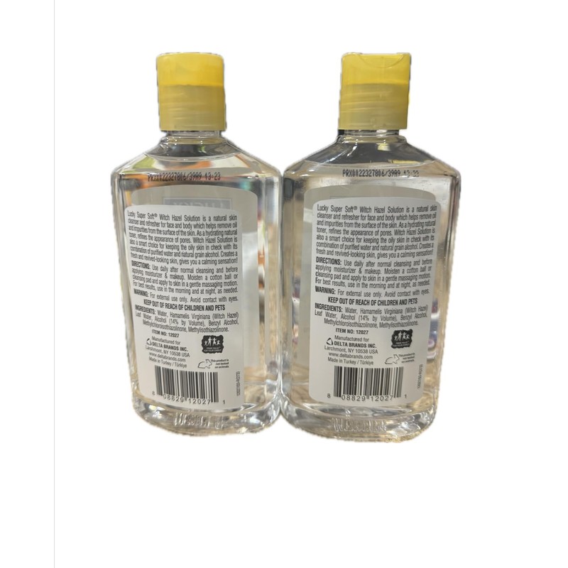 LUCKY SUPER SOFT Witch Hazel Solution, Clear