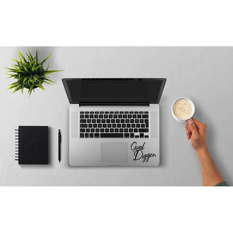 World Design Goal Digger Laptop Corner Decal