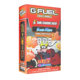 G Fuel Sage Mode Energy Powder Packets, Sugar Free, Clean Caffeine Focus Supplement, Water Mix, Pomelo Fruit + Peaches Flavor, Focus Amino, Vitamin + Antioxidants Blend - 6 Stick Pack, 0.25 oz