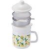BACKYARD FAMILY Plune Enameled Oil Pot, Lemon