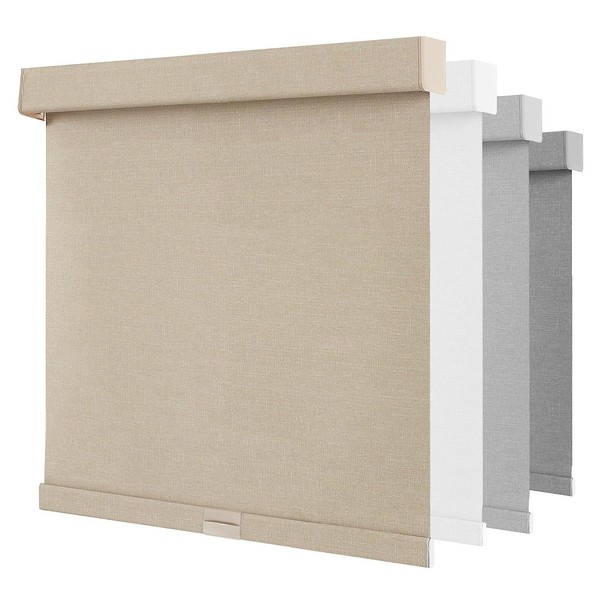 NUTRO CHILL Blackout Window Blinds Cordless, Spring System Window Shades