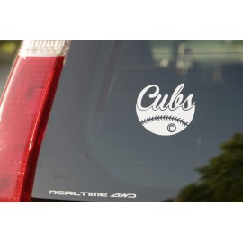 Chicago Cubs Die-Cut Vinyl Decal Sticker 4" Unique Design
