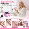 Professional Electric Nail Drill E-File Machine - 45,000 RPM Corded