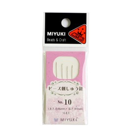 MIYUKI K5481 Bead Embroidery Needles No.10, 4 Pieces