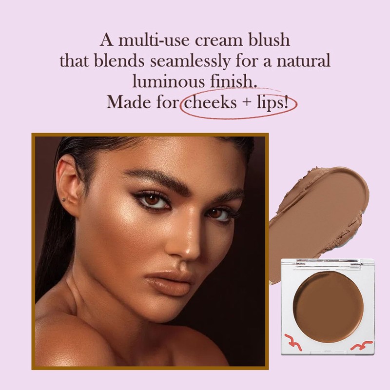 Bronzer Blushers for Cheeks, Brown Blush Make up Matte Bronzer