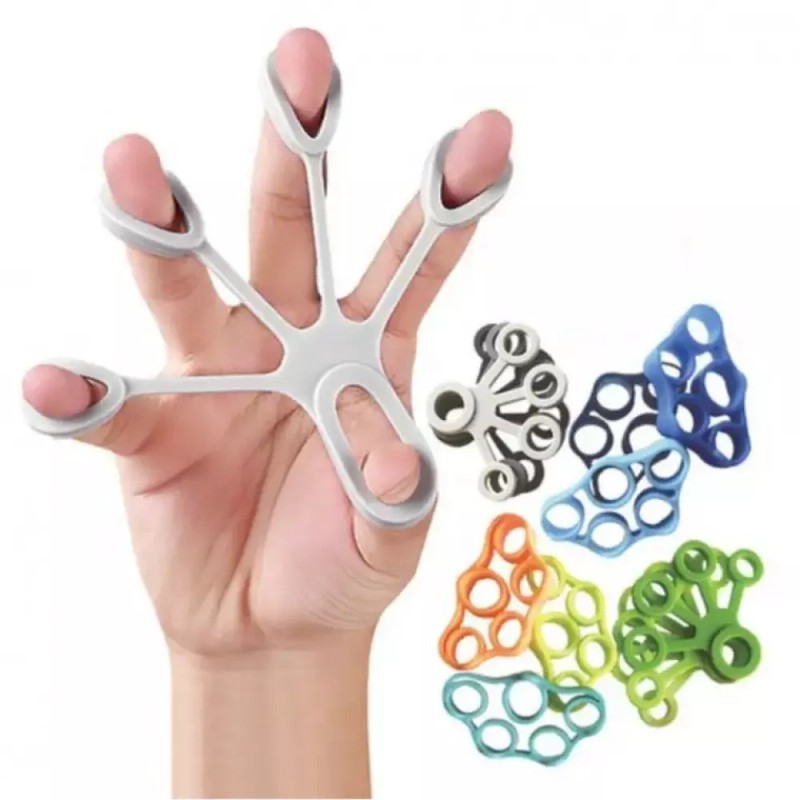 발달기구 소근육운동 손가락 손스트레칭 악력기 [5-손가락운동-회색4kg] Developmental Equipment for Fine