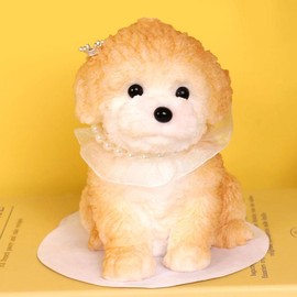 Large Taba Squishy Cat Squishy Dog Handmade Cute Cat DIY Squeeze Toy, Hyperreal Kawaii Cat Simulation Lovely Toy, Squeeze Autism Toys Stress Relidf toy, Silicone Pinch Cat:_Teddy 2