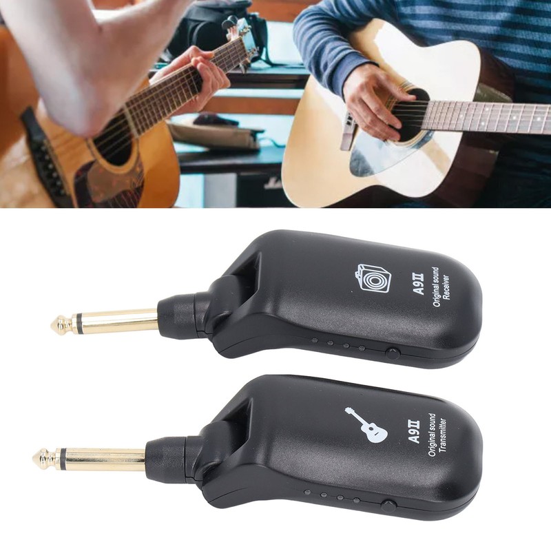 Guitar Receiver Transmitter Set Plug and Play Wireless Transmitter Receiver
