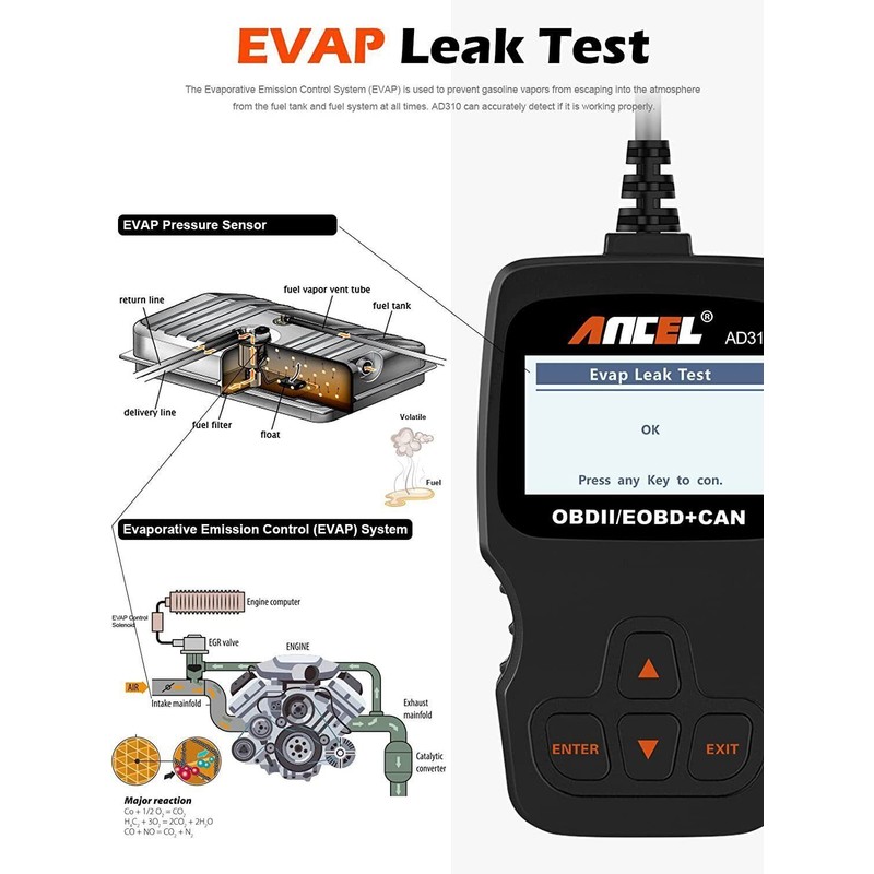 Ancel AD310 Car OBD2 Scanner Code Reader Check Engine Auto